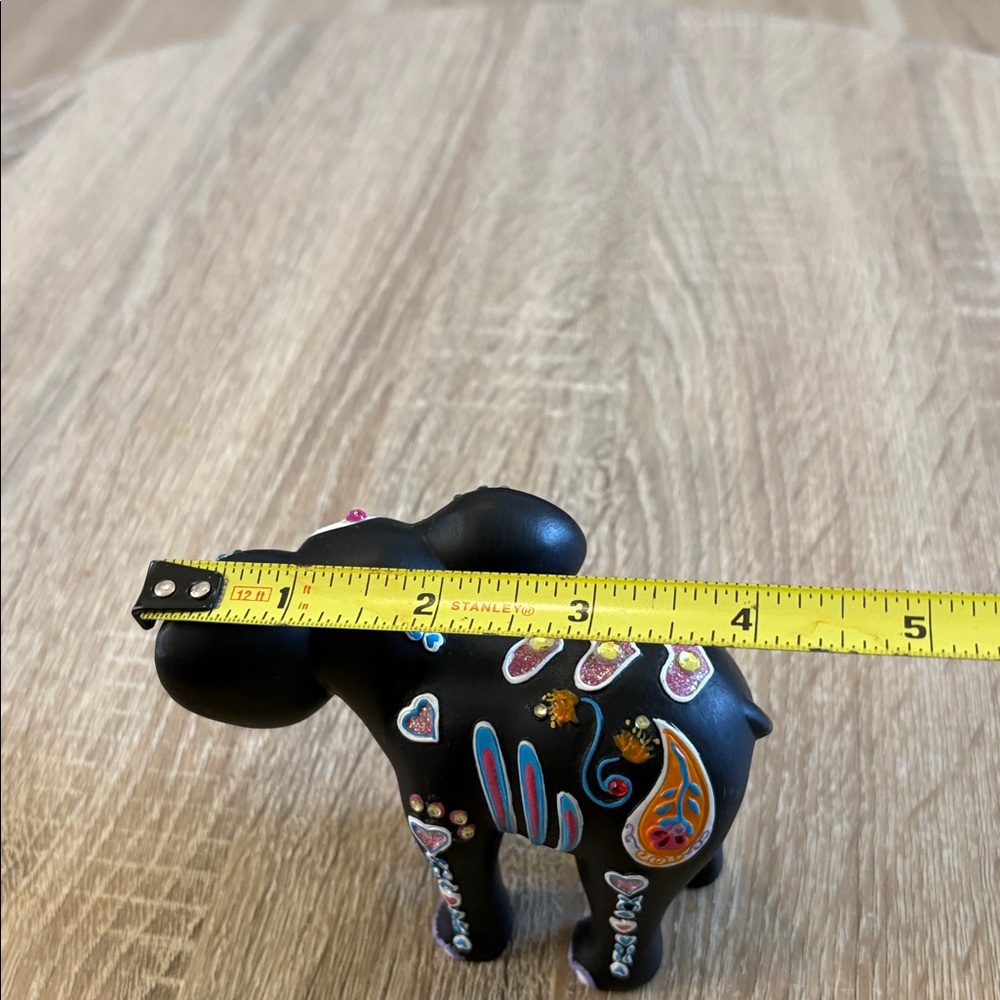 The Hamilton Collection Folk Art Elephant Figurine - Picture 5 of 8